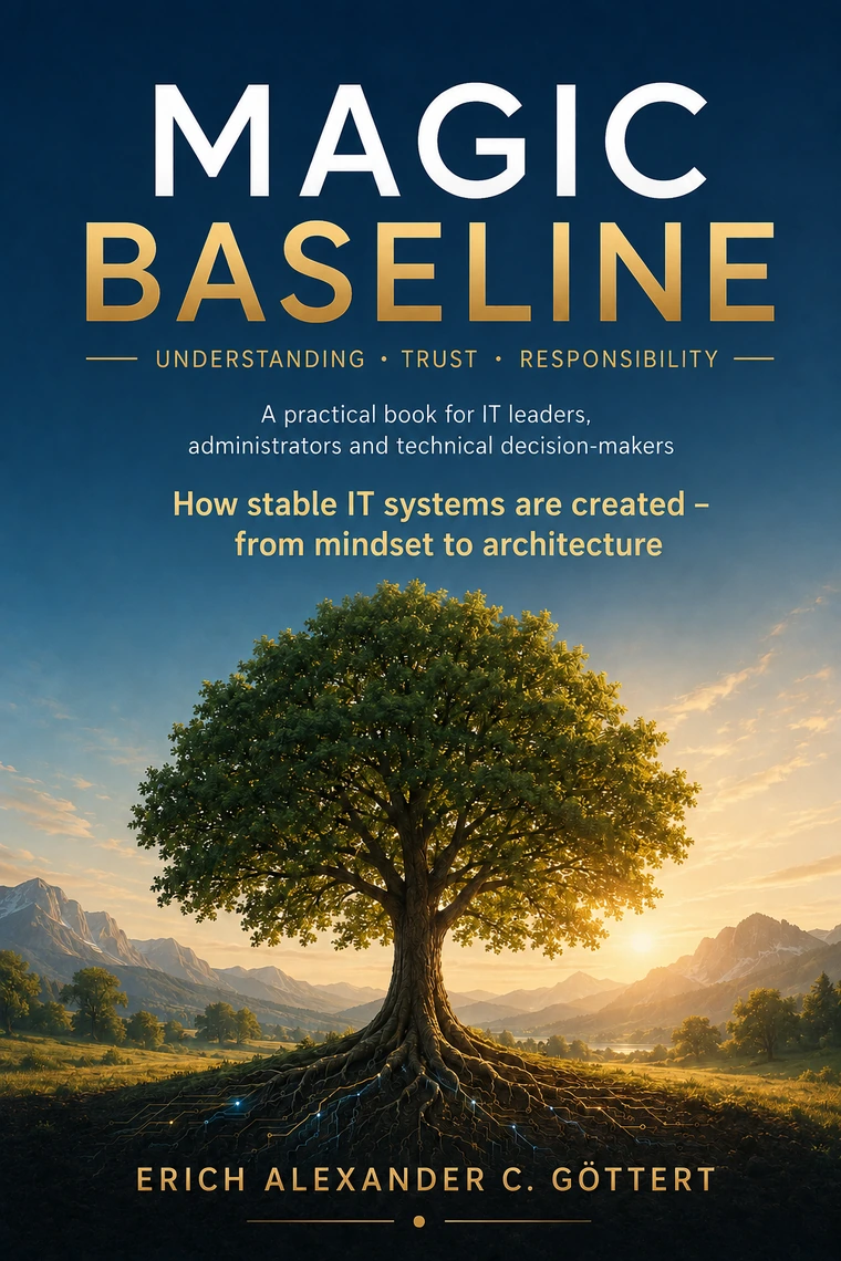 Book cover of Magic Baseline – Understanding · Trust · Responsibility